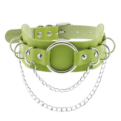 Felicity Vespera - The Nevermore Gothic Choker Necklace – Unique Gothic Jewelry by Nevermore Lifestyle & Tech | Green