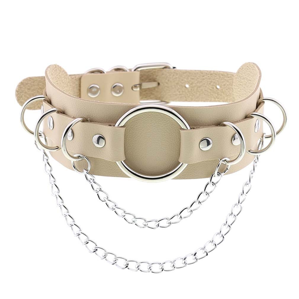 Felicity Vespera - The Nevermore Gothic Choker Necklace – Unique Gothic Jewelry by Nevermore Lifestyle & Tech | Milky White