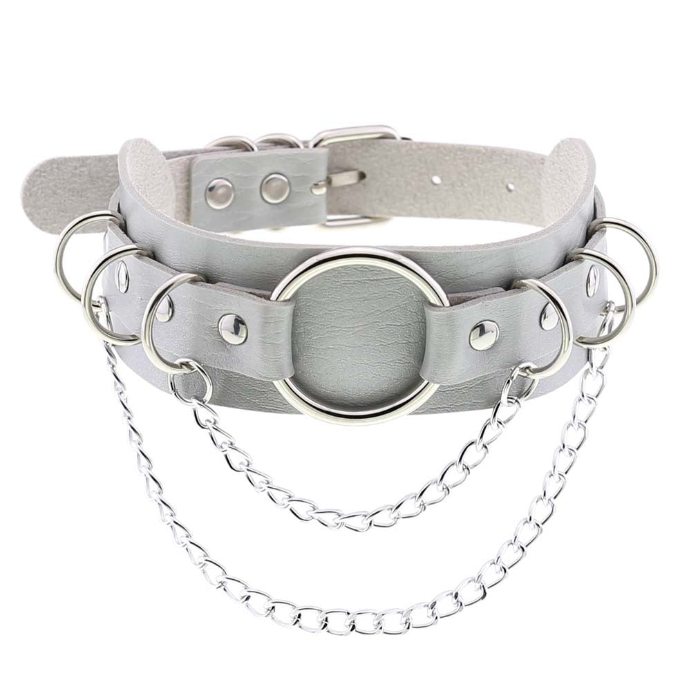 Felicity Vespera - The Nevermore Gothic Choker Necklace – Unique Gothic Jewelry by Nevermore Lifestyle & Tech | Silver