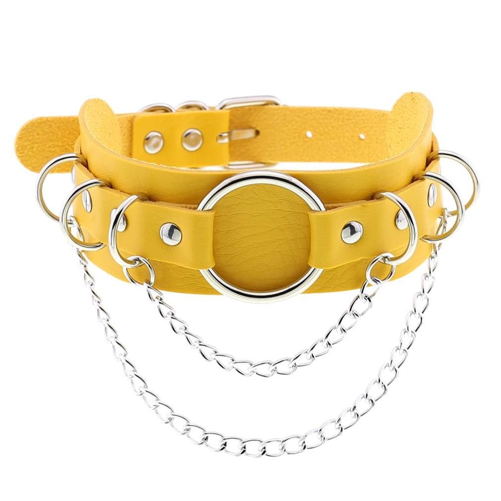 Felicity Vespera - The Nevermore Gothic Choker Necklace – Unique Gothic Jewelry by Nevermore Lifestyle & Tech | Yellow