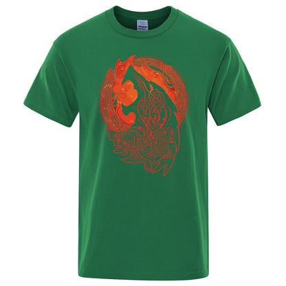 Fenrir Wolf - The Nevermore Gothic T-Shirt Norse Mythology Vikings – Unique Gothic Fashion by Nevermore Lifestyle & Tech | L Green