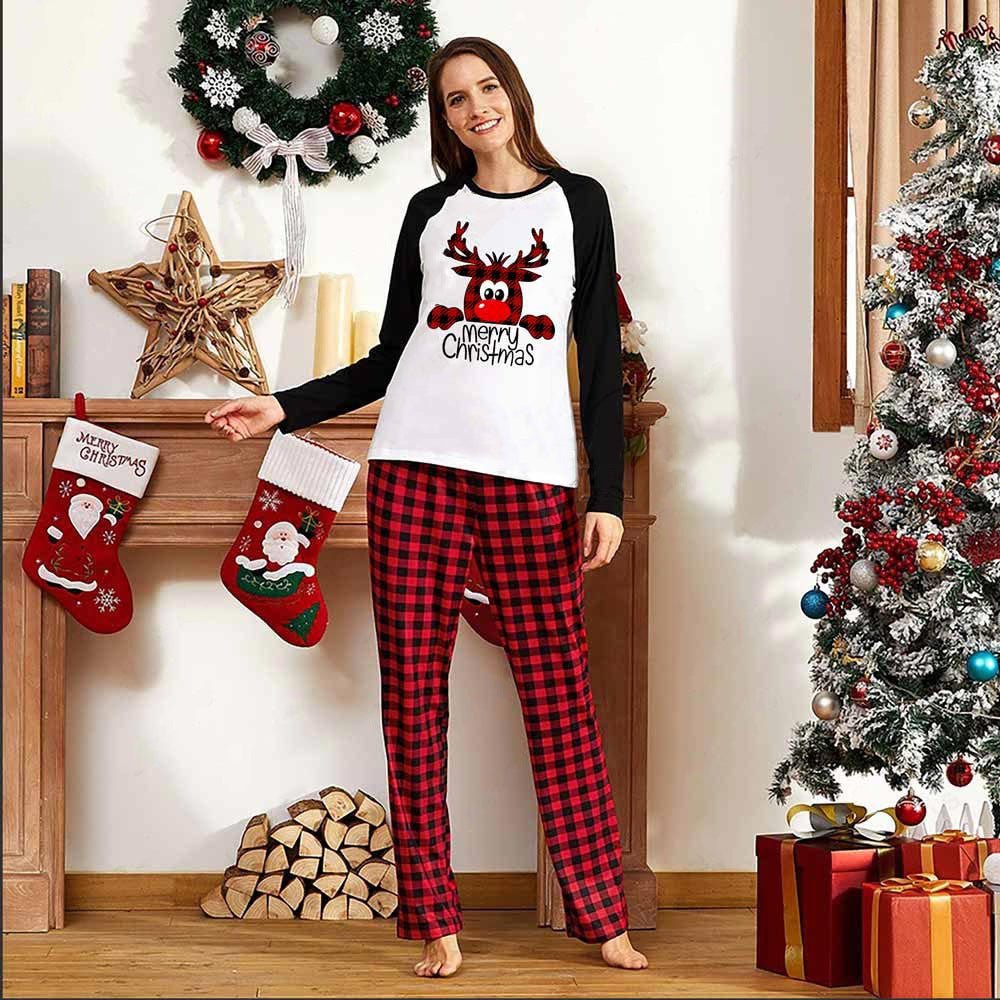 FestiveNight - Family Cotton Xmas Pajamas by The Nevermore – Unique Clothing by Nevermore Lifestyle & Tech | Child 10T Black and white