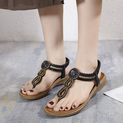 Fizzypop - Boho Weave Sandals by The Nevermore – Unique Boho Style by Nevermore Lifestyle & Tech | Size36 Apricot