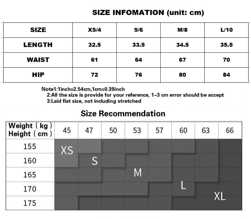 High waist track shorts