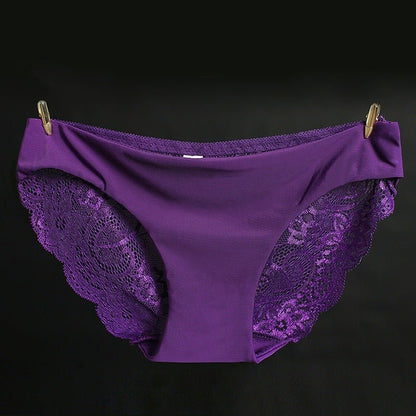Flutterby Sparkle - The Nevermore Lingerie Sexy Mesh Lace Underwear low waist brief – Unique Underwear for Women by Nevermore Lifestyle & Tech | L Aristocratic Purple
