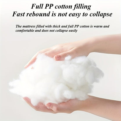 Black Heavy-duty Foldable Camping Bed With A Storage Bag, Suitable For Travel, Office Use, And RV Trips.