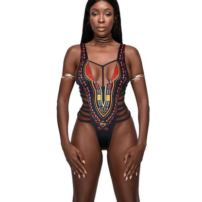 Free Spirit - Boho Swimsuit for Women by The Nevermore – Unique Boho Swimwear by Nevermore Lifestyle & Tech | L Black