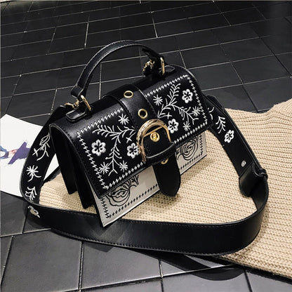 Free Spirit - PU Leather Square Bag by The Nevermore – Unique Bags by Nevermore Lifestyle & Tech | Black