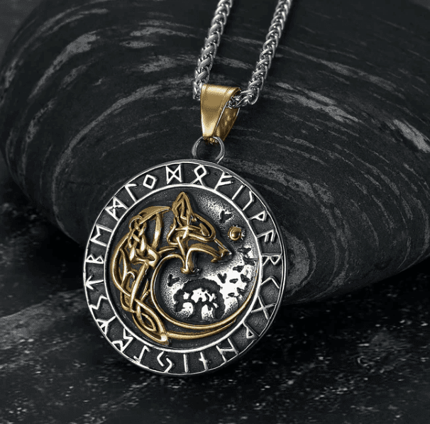 Frostbite Fenrir Gothic Pendant Necklace by The Nevermore