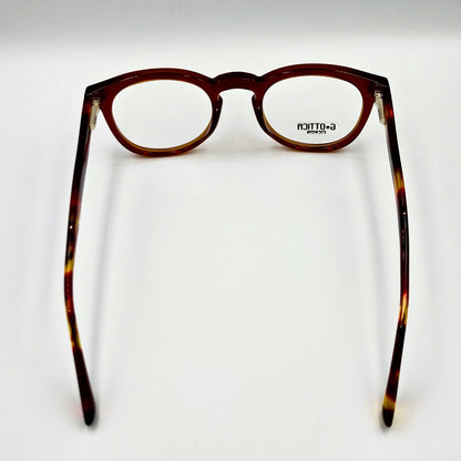 G - OTTICA 883214 - Brown Round Eyeglasses by The Nevermore – Unique Eyeglasses by Nevermore Lifestyle & Tech |