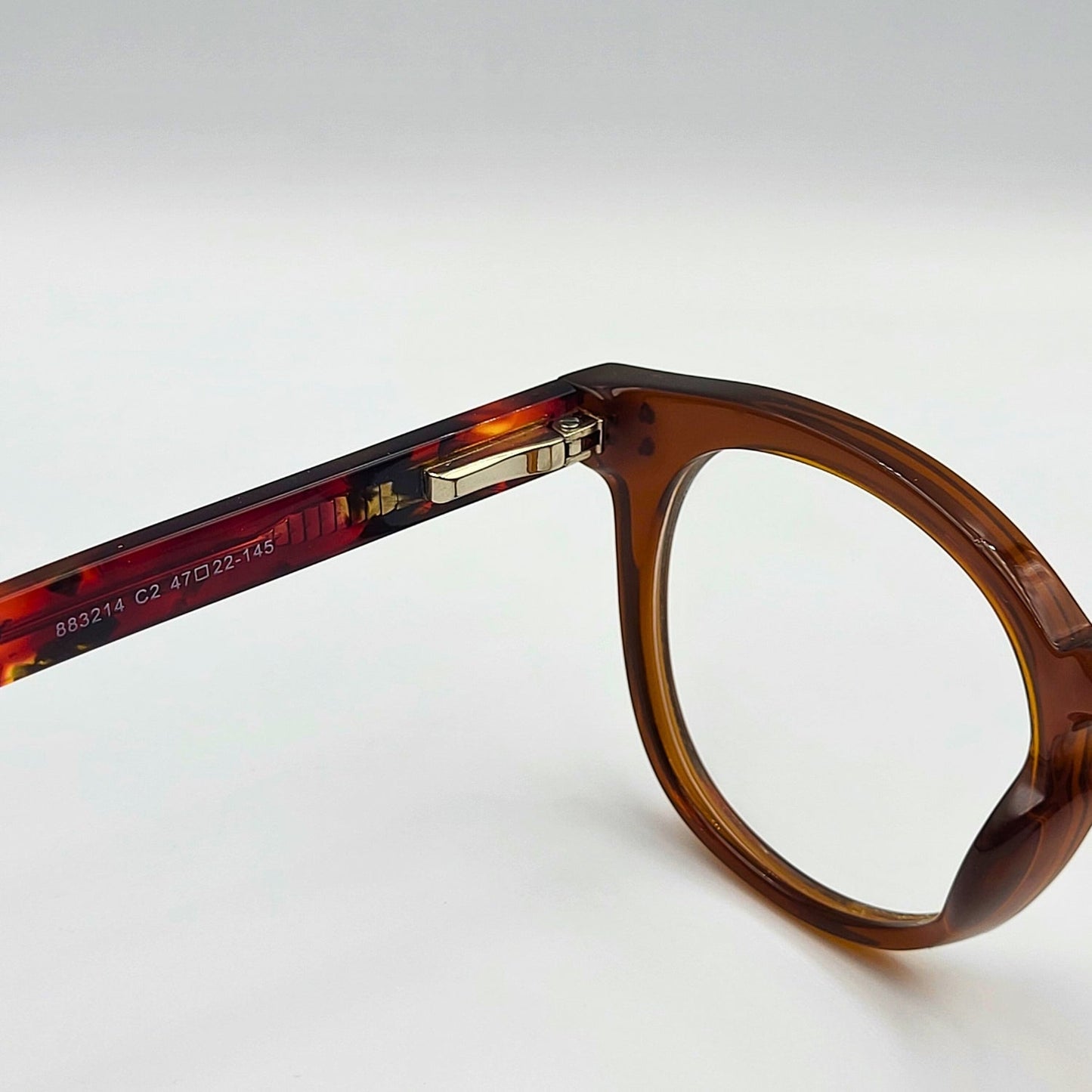 G - OTTICA 883214 - Brown Round Eyeglasses by The Nevermore – Unique Eyeglasses by Nevermore Lifestyle & Tech |