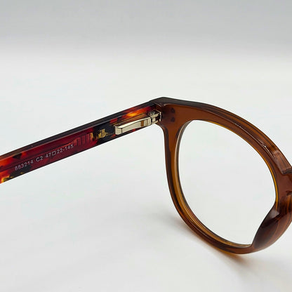 G - OTTICA 883214 - Brown Round Eyeglasses by The Nevermore – Unique Eyeglasses by Nevermore Lifestyle & Tech |