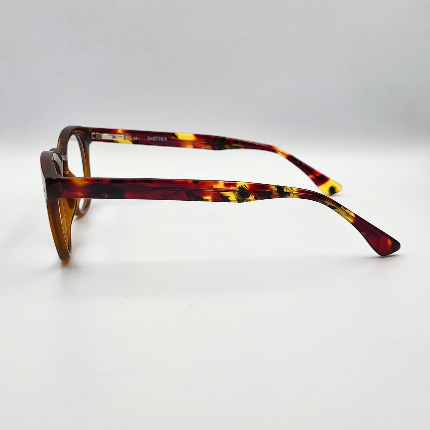 G - OTTICA 883214 - Brown Round Eyeglasses by The Nevermore – Unique Eyeglasses by Nevermore Lifestyle & Tech |