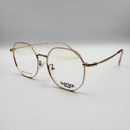 G - OTTICA XC0039 Rose Gold Eyeglasses by The Nevermore – Unique Eyeglasses by Nevermore Lifestyle & Tech |