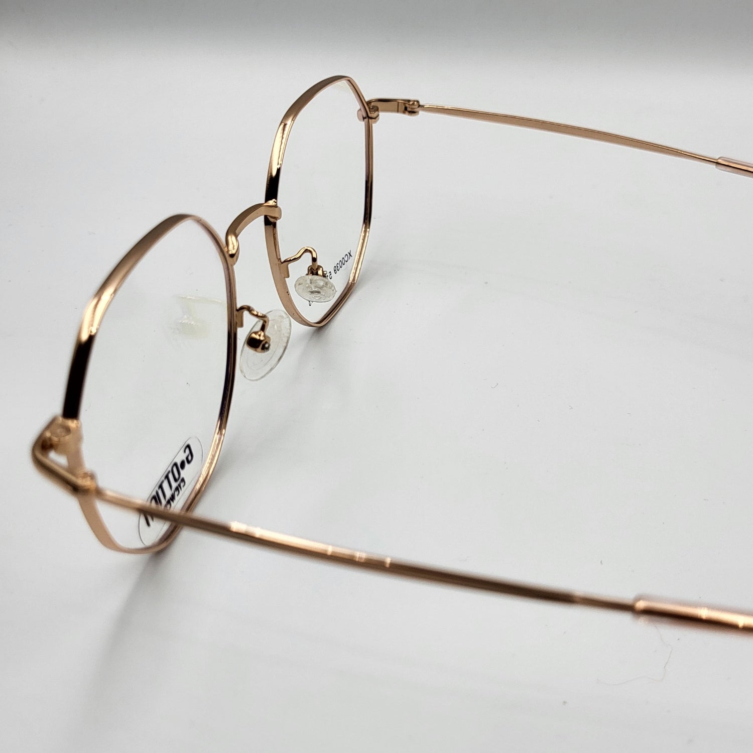 G - OTTICA XC0039 Rose Gold Eyeglasses by The Nevermore – Unique Eyeglasses by Nevermore Lifestyle & Tech |