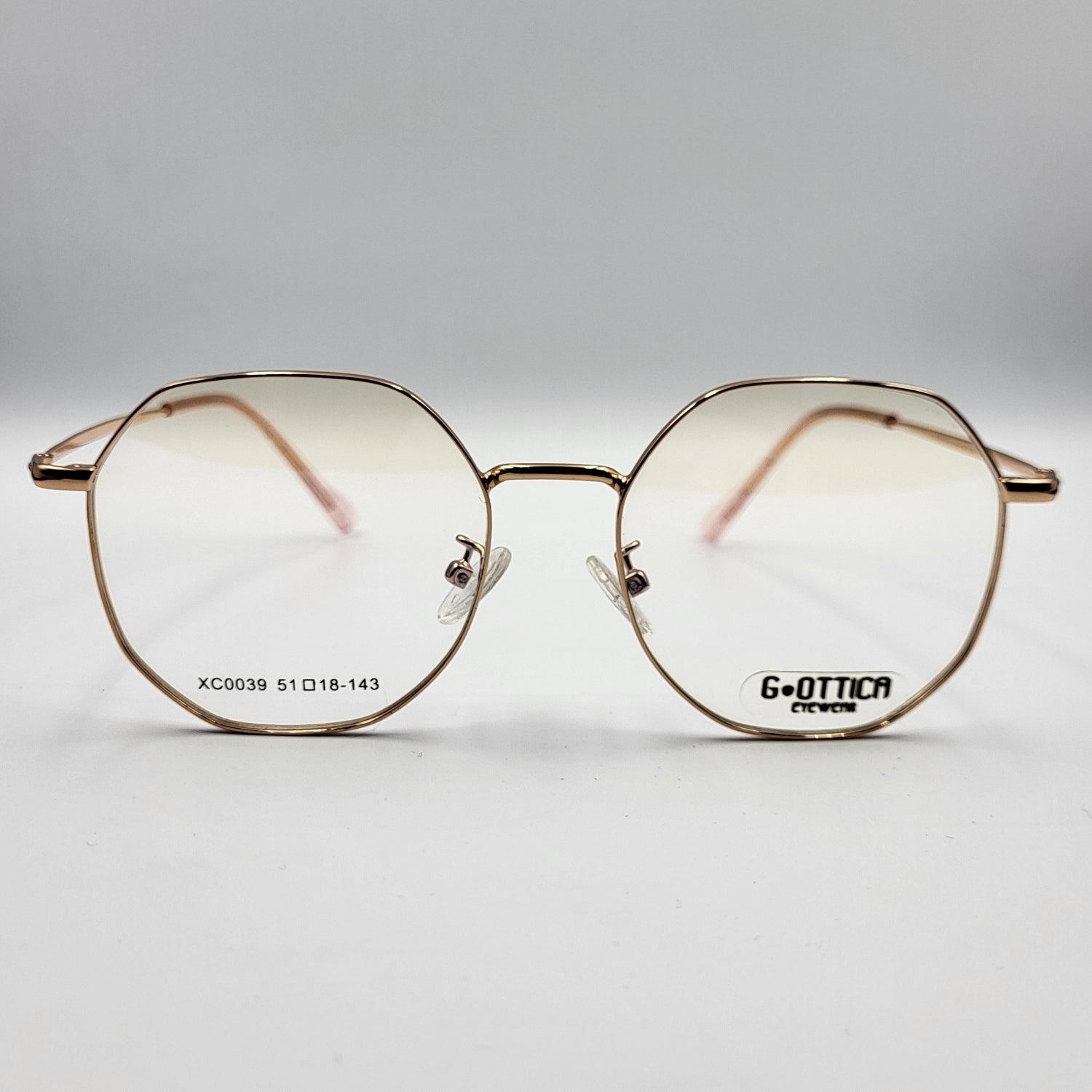 G - OTTICA XC0039 Rose Gold Eyeglasses by The Nevermore – Unique Eyeglasses by Nevermore Lifestyle & Tech |