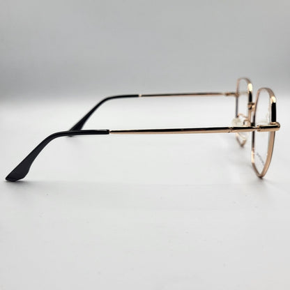 G - OTTICA XC0045 - Sleek Gold Black Eyeglasses by The Nevermore – Unique Eyeglasses by Nevermore Lifestyle & Tech |