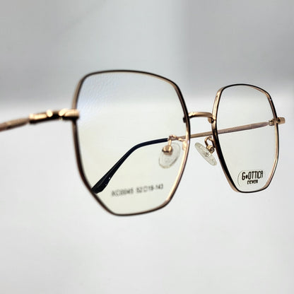 G - OTTICA XC0045 - Sleek Gold Black Eyeglasses by The Nevermore – Unique Eyeglasses by Nevermore Lifestyle & Tech |
