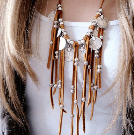 Galatea - The Nevermore Fantastic Fringe Boho Necklace – Unique Women's Fashion by Nevermore Lifestyle & Tech | default