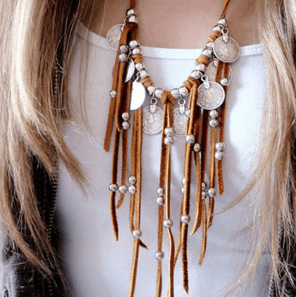 Galatea - The Nevermore Fantastic Fringe Boho Necklace – Unique Women's Fashion by Nevermore Lifestyle & Tech | default