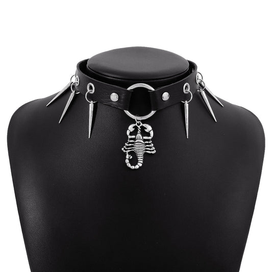 Gavriel Glamour - The Nevermore Gothic Choker Scorpion – Unique Gothic Jewelry by Nevermore Lifestyle & Tech | Scorpion