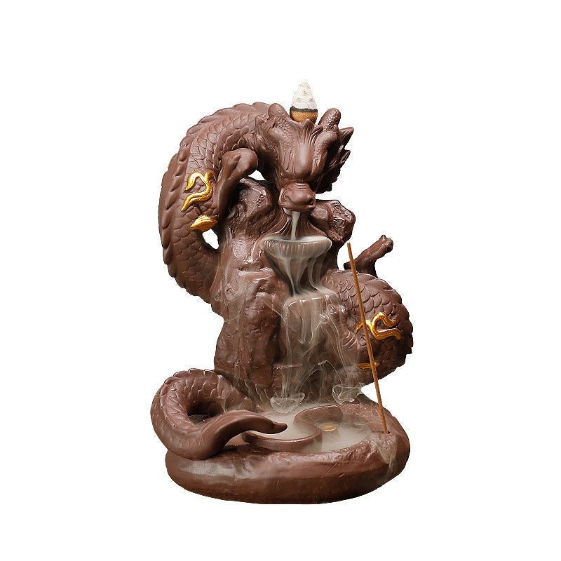 Gibson Blinktongue - Backflow Dragon Incense Burner The Nevermore Gothic Home Decor Dragon Gift – Unique Home Decor by Nevermore Lifestyle & Tech | Wyvern in the sky Q1pcs