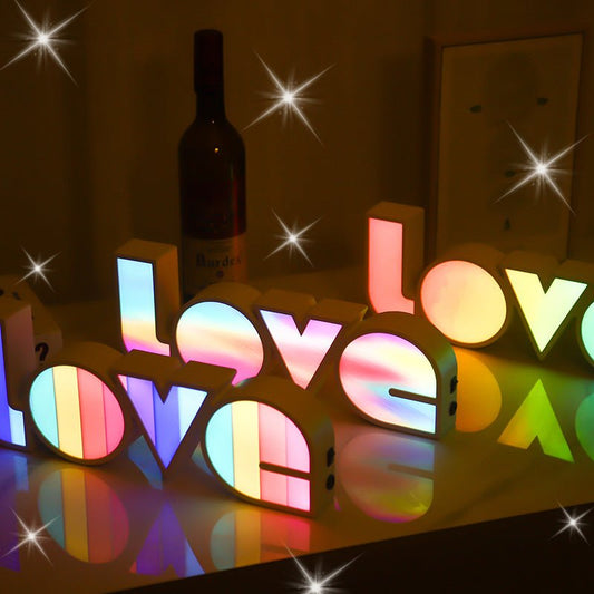 GlowForm – 3D LED LOVE Decorative Light by The Nevermore – Unique Home Decor by Nevermore Lifestyle & Tech | USB A