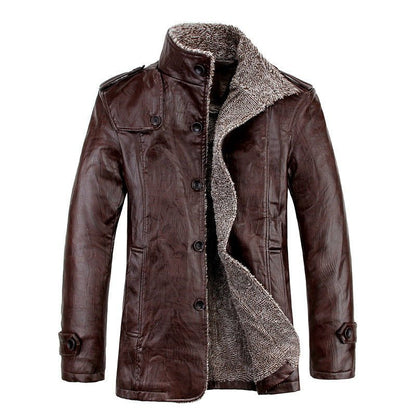 Godfrey - The Nevermore leather jacket for Men – Unique Men's Fashion by Nevermore Lifestyle & Tech | 6XL Brown
