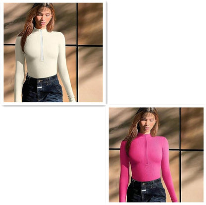 Golden Haven - Stylish Women Bodysuit by The Nevermore – Unique Bodysuits by Nevermore Lifestyle & Tech | Beige Rose Red L