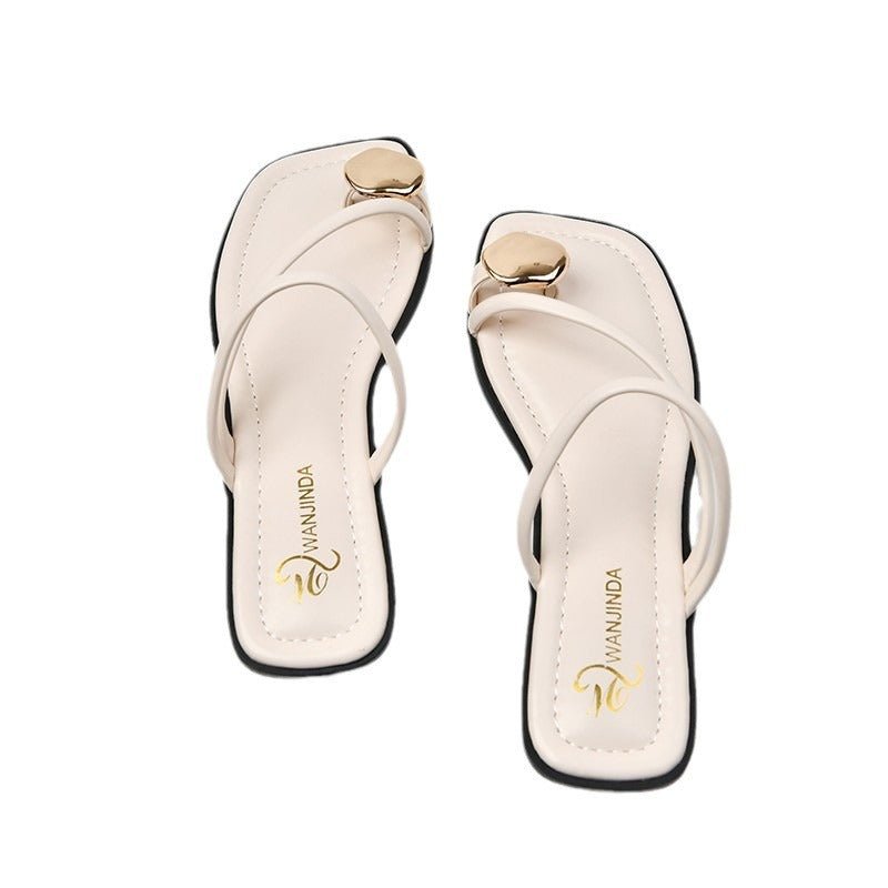 GoldenCove - Roman Wedge Slippers by The Nevermore