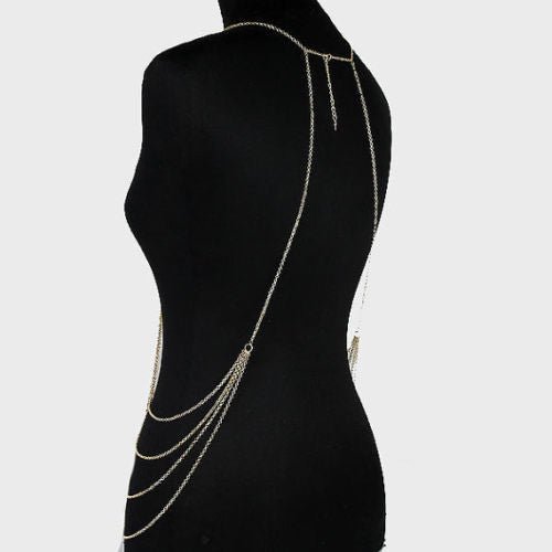 Gossamer Glee - The Nevermore Body Chains for Women – Unique Accessories by Nevermore Lifestyle & Tech | Gold