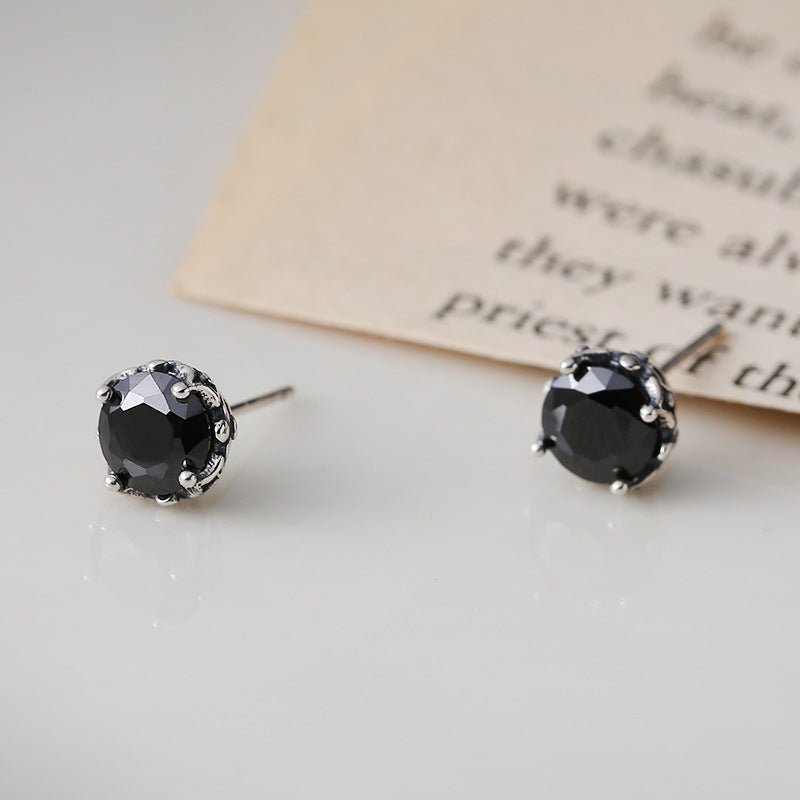 Gothic Stud Earrings - Noctis Veil by The Nevermore – Unique Earrings by The Nevermore |