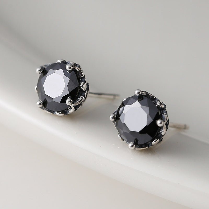 Gothic Stud Earrings - Noctis Veil by The Nevermore – Unique Earrings by The Nevermore |