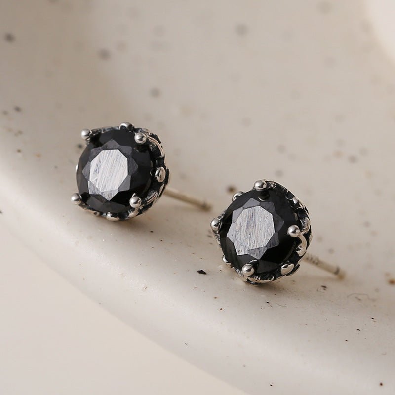 Gothic Stud Earrings - Noctis Veil by The Nevermore – Unique Earrings by The Nevermore |