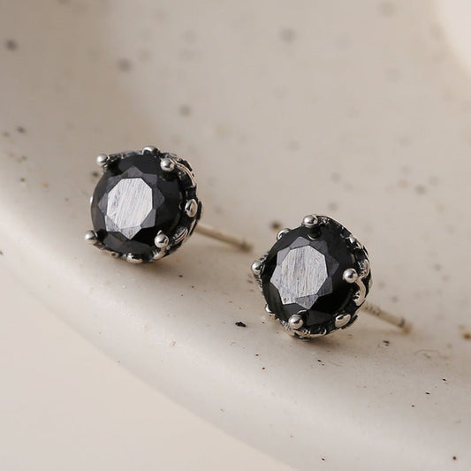 Gothic Stud Earrings - Noctis Veil by The Nevermore – Unique Earrings by The Nevermore |