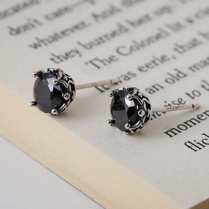 Gothic Stud Earrings - Noctis Veil by The Nevermore – Unique Earrings by The Nevermore |