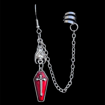 Griselda Silverstone - The Nevermore Gothic Ear - wrap Ear - cuff Earring for Women – Unique Gothic Jewelry by Nevermore Lifestyle & Tech | One Earring