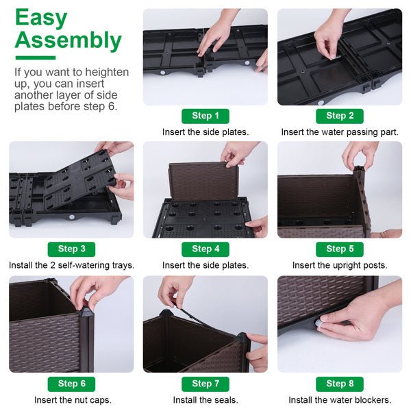 Elevated Garden Flowerpot For Outdoor Plants