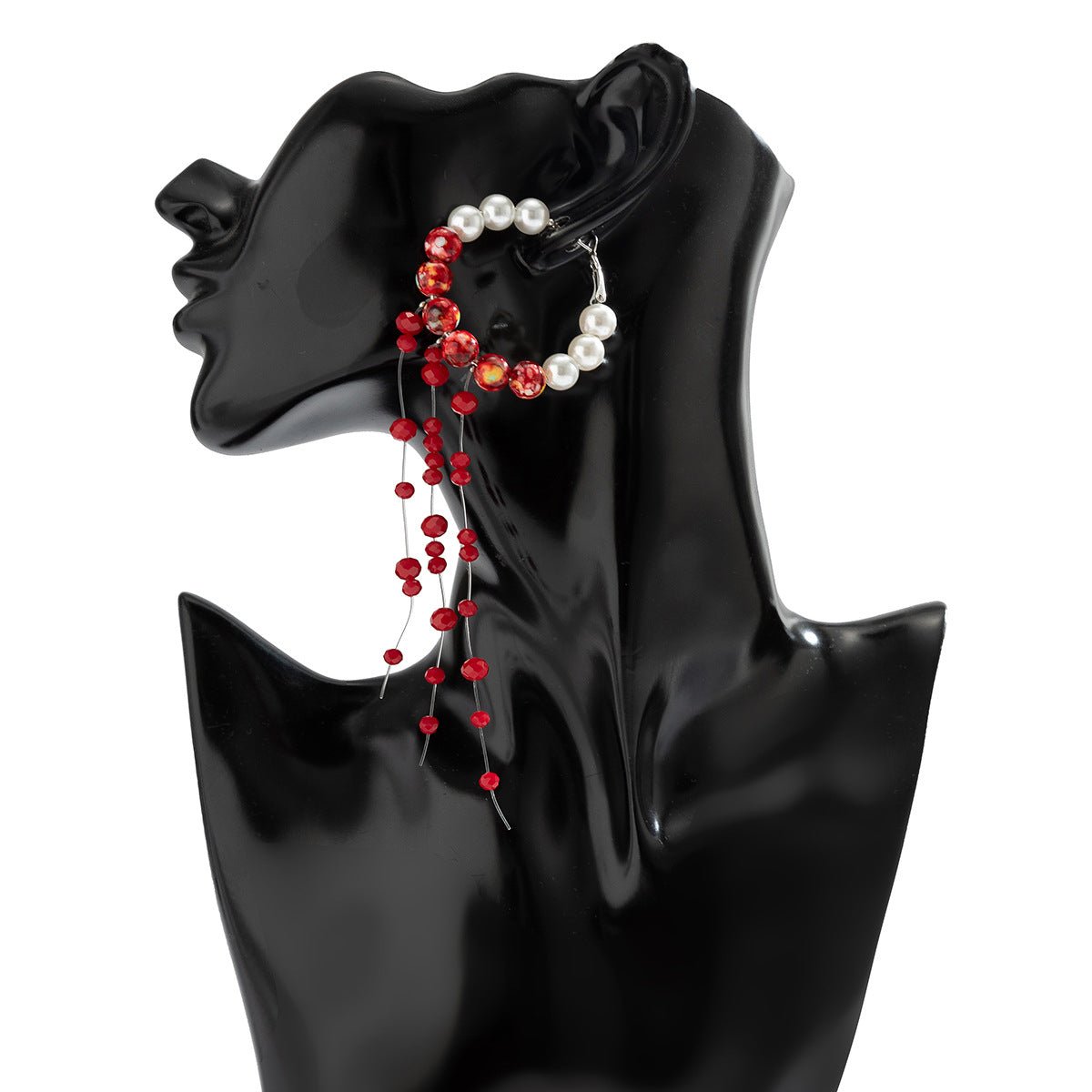 Gwendolyn Shadowglen - The Nevermore Gothic Earrings Bloody Pearls – Unique Gothic Jewelry by Nevermore Lifestyle & Tech | White K2882