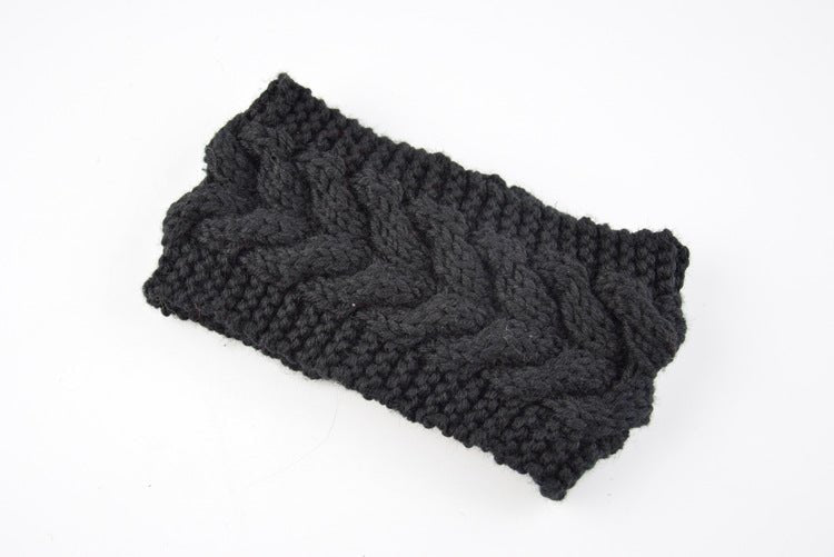 Gypsy Soul - Wool Cross Headband by The Nevermore – Unique Headbands by Nevermore Lifestyle & Tech | 1.Black