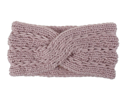 Gypsy Soul - Wool Cross Headband by The Nevermore – Unique Headbands by Nevermore Lifestyle & Tech | Pink