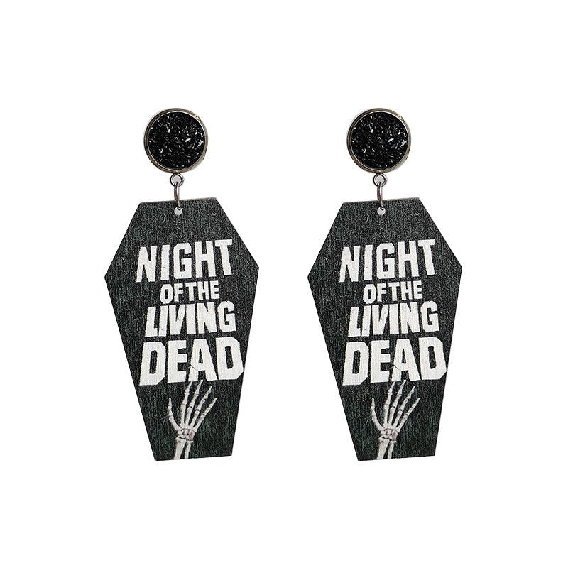 Hades Hexwarden Grave Coffin Undead Bat - The Nevermore Gothic Earrings – Unique Gothic Jewelry by Nevermore Lifestyle & Tech | 03style