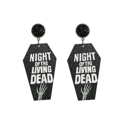 Hades Hexwarden Grave Coffin Undead Bat - The Nevermore Gothic Earrings – Unique Gothic Jewelry by Nevermore Lifestyle & Tech | 03style