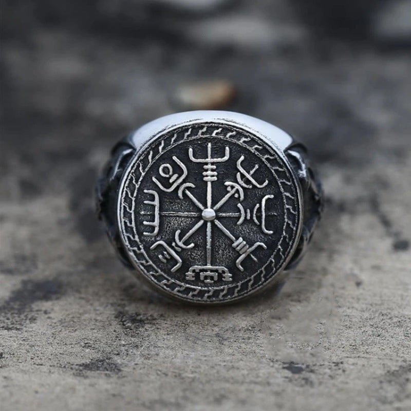 Hallbjorn - The Nevermore Gothic Viking Compass Ring – Unique Gothic Jewelry by Nevermore Lifestyle & Tech | 10