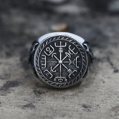 Hallbjorn - The Nevermore Gothic Viking Compass Ring – Unique Gothic Jewelry by Nevermore Lifestyle & Tech | 10