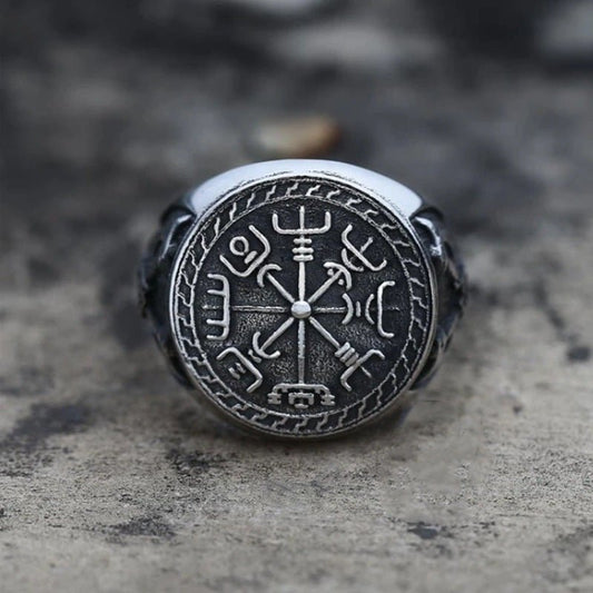 Hallbjorn - The Nevermore Gothic Viking Compass Ring – Unique Gothic Jewelry by Nevermore Lifestyle & Tech | 10