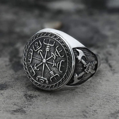 Hallbjorn - The Nevermore Gothic Viking Compass Ring – Unique Gothic Jewelry by Nevermore Lifestyle & Tech | 10