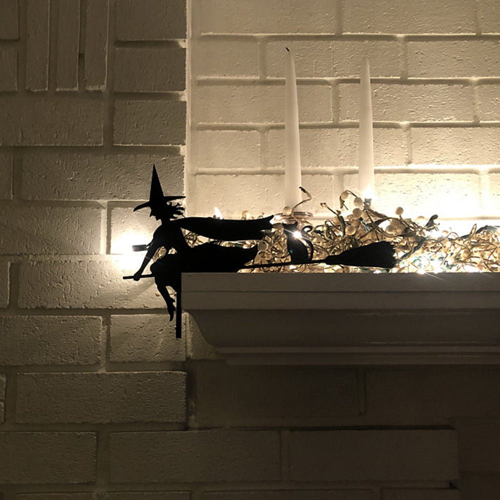 Halloween Door Corner Witch Spider Web Logo Decoration - The Nevermore Gothic Home Decor – Unique Gothic Home Decor by Nevermore Lifestyle & Tech | Witch