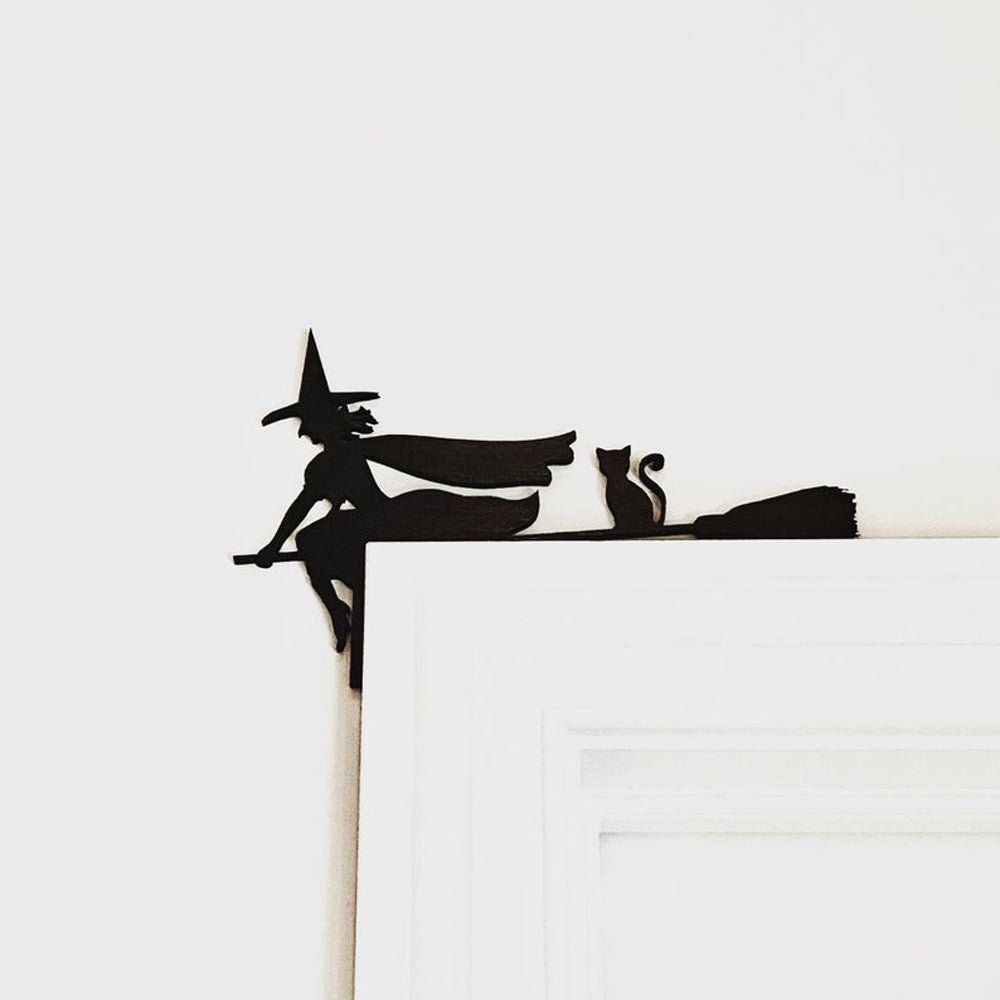 Halloween Door Corner Witch Spider Web Logo Decoration - The Nevermore Gothic Home Decor – Unique Gothic Home Decor by Nevermore Lifestyle & Tech | Witch