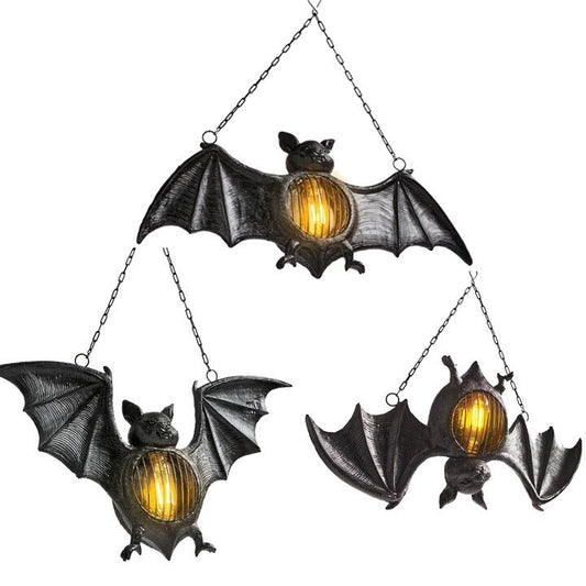 Halloween Front Door Bat Pendant Resin - The Nevermore Gothic Home Decor – Unique Gothic Home Decor by Nevermore Lifestyle & Tech | Bat Lantern